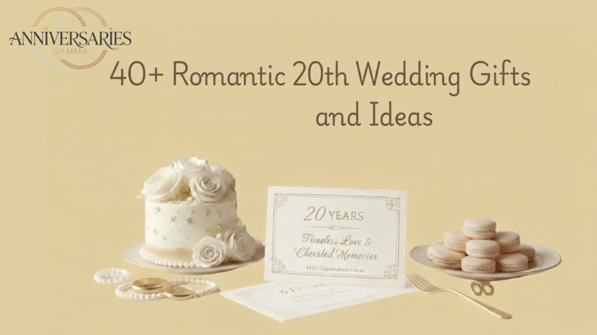 40+ Romantic 20th Wedding Gifts and Ideas