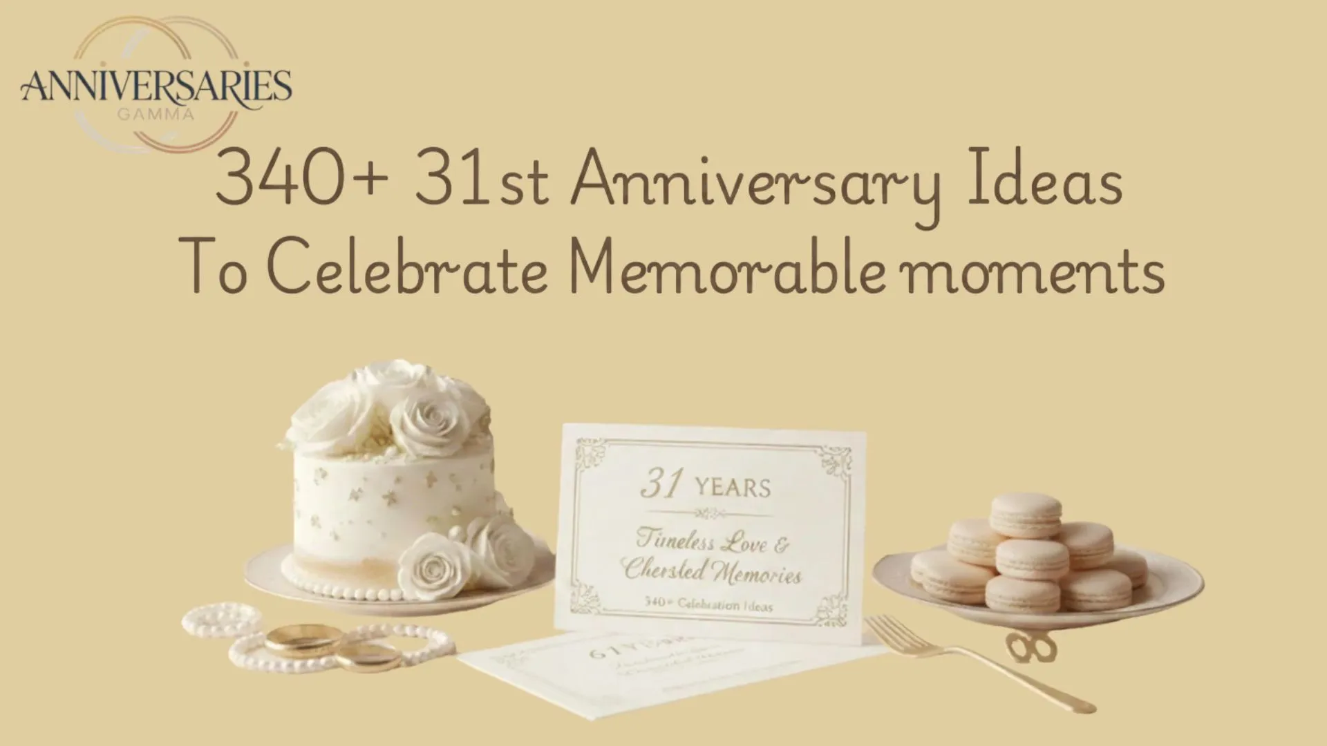 340+ 31st Anniversary Ideas To Celebrate Memorable moments