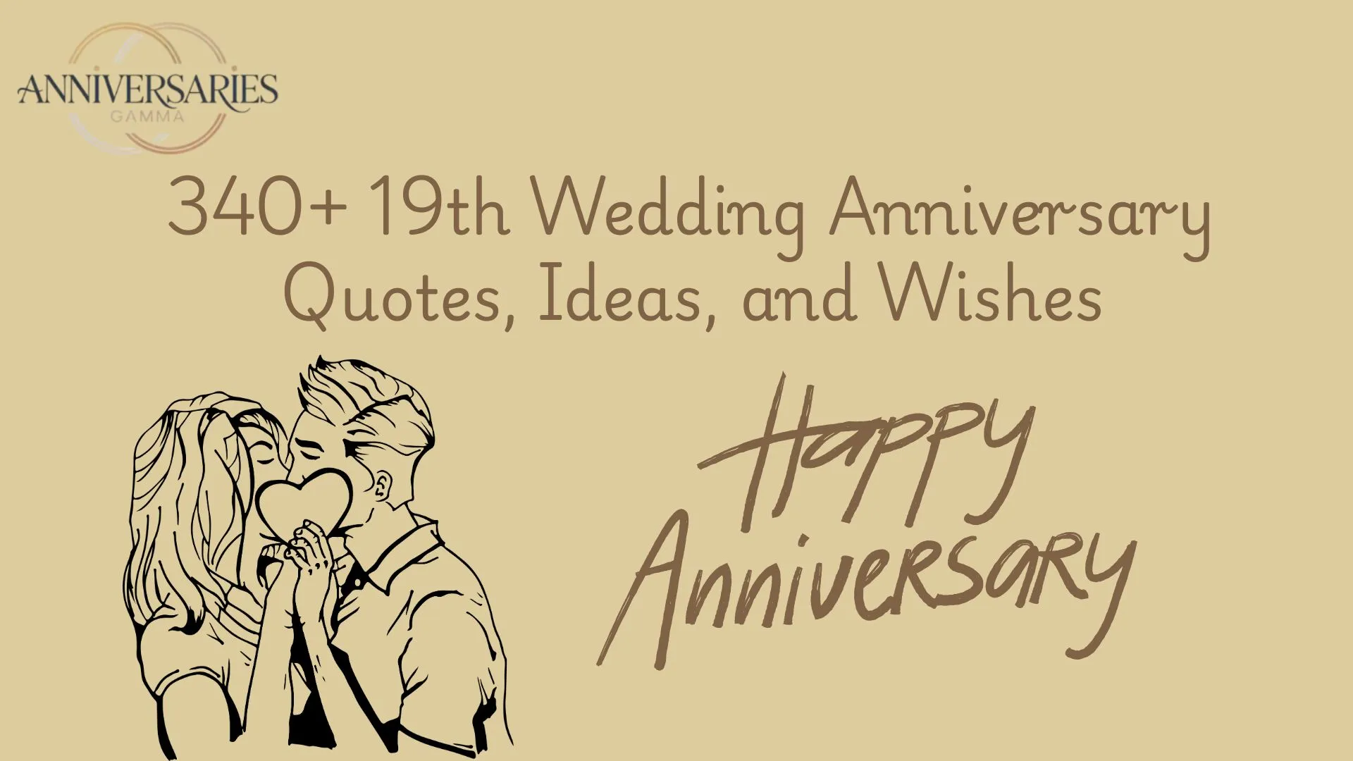 340+ 19th Wedding Anniversary Quotes, Ideas, and Wishes for 2025 couples