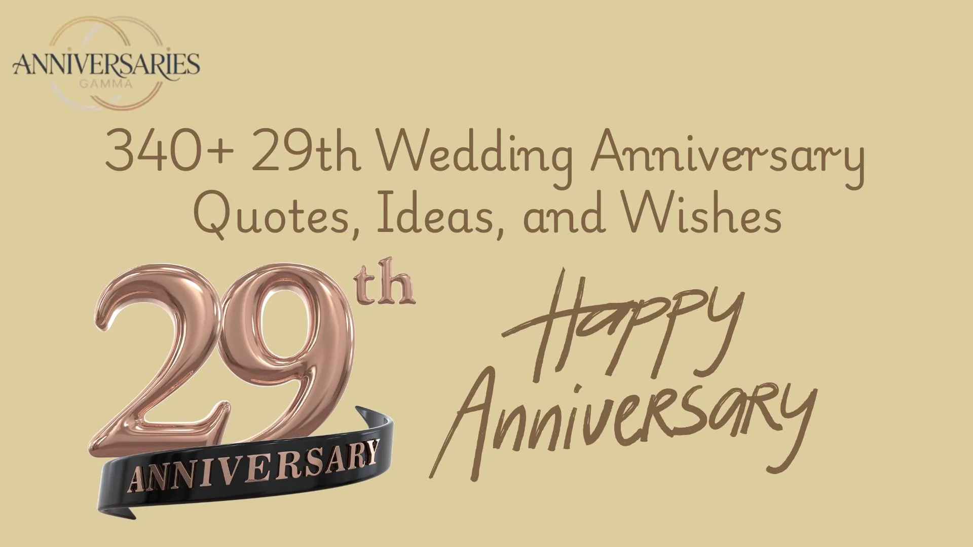 340+ 29th Wedding Anniversary Quotes, Ideas, and Wishes for 2026