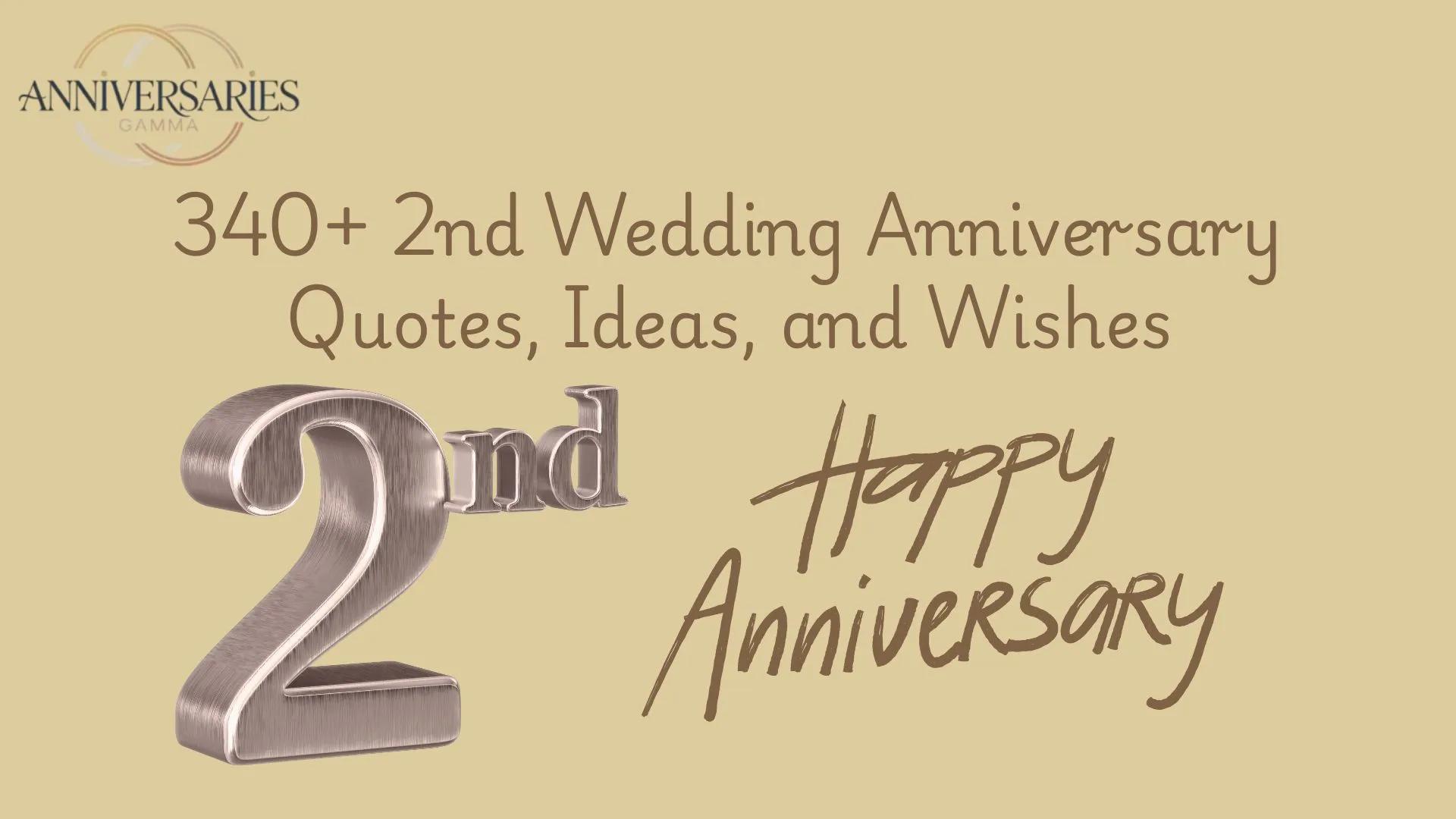 340+ 2nd Wedding Anniversary Quotes for Husband & Wife 2026