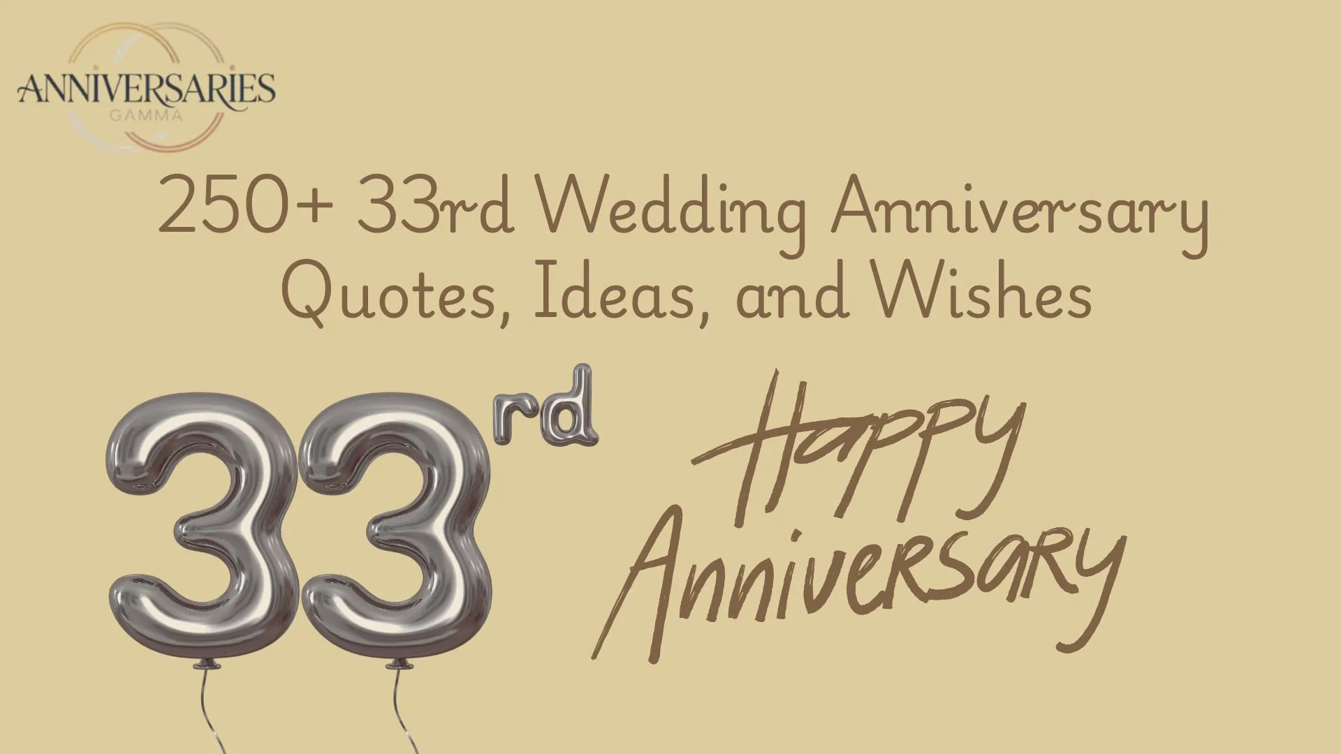 250+ Best 33rd Wedding Anniversary Quotes, Wishes, and Messages for Couples