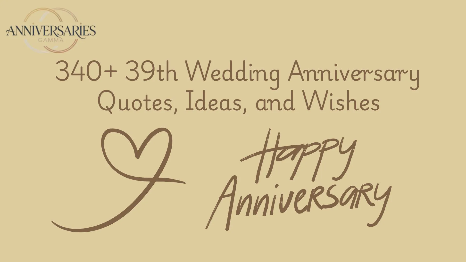70+ 39th Wedding Anniversary Quotes & Wishes for Couples & Parents