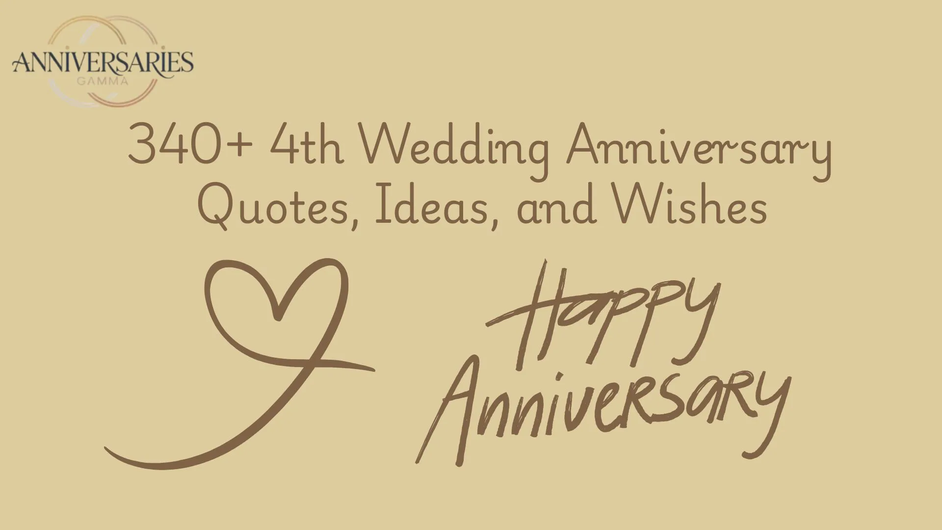 420+ 4th Wedding Anniversary Wishes, Messages, and Quotes for Husband and Wife