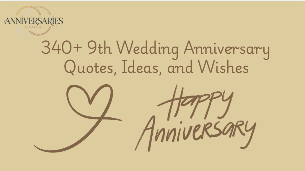 9th Wedding Anniversary