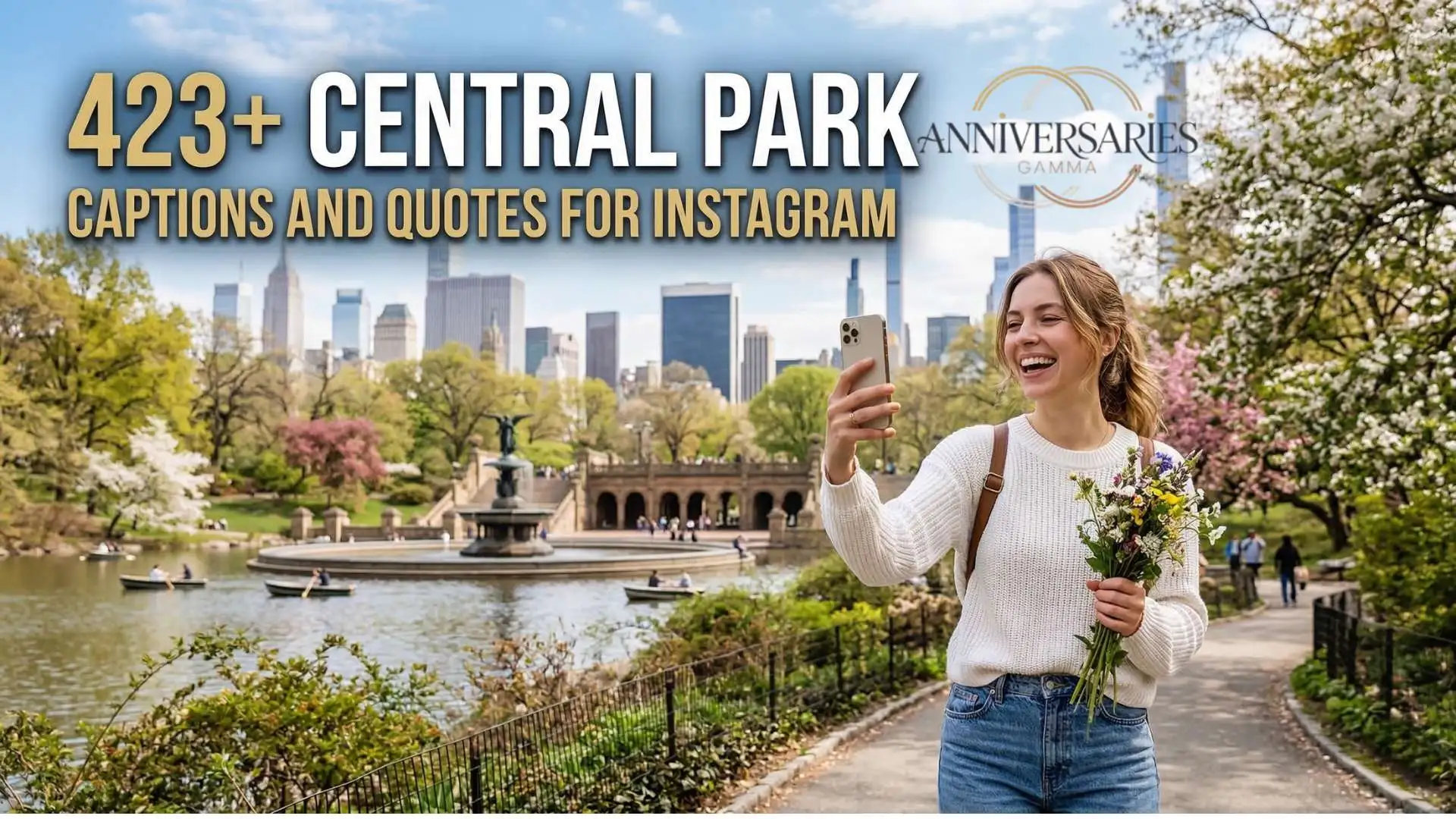423+Central Park Captions and Quotes for Instagram