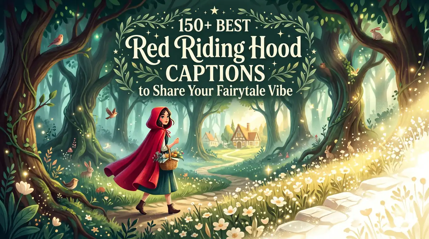 red riding hood captions