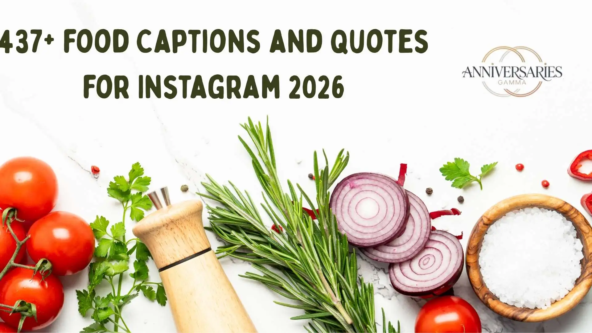 food captions