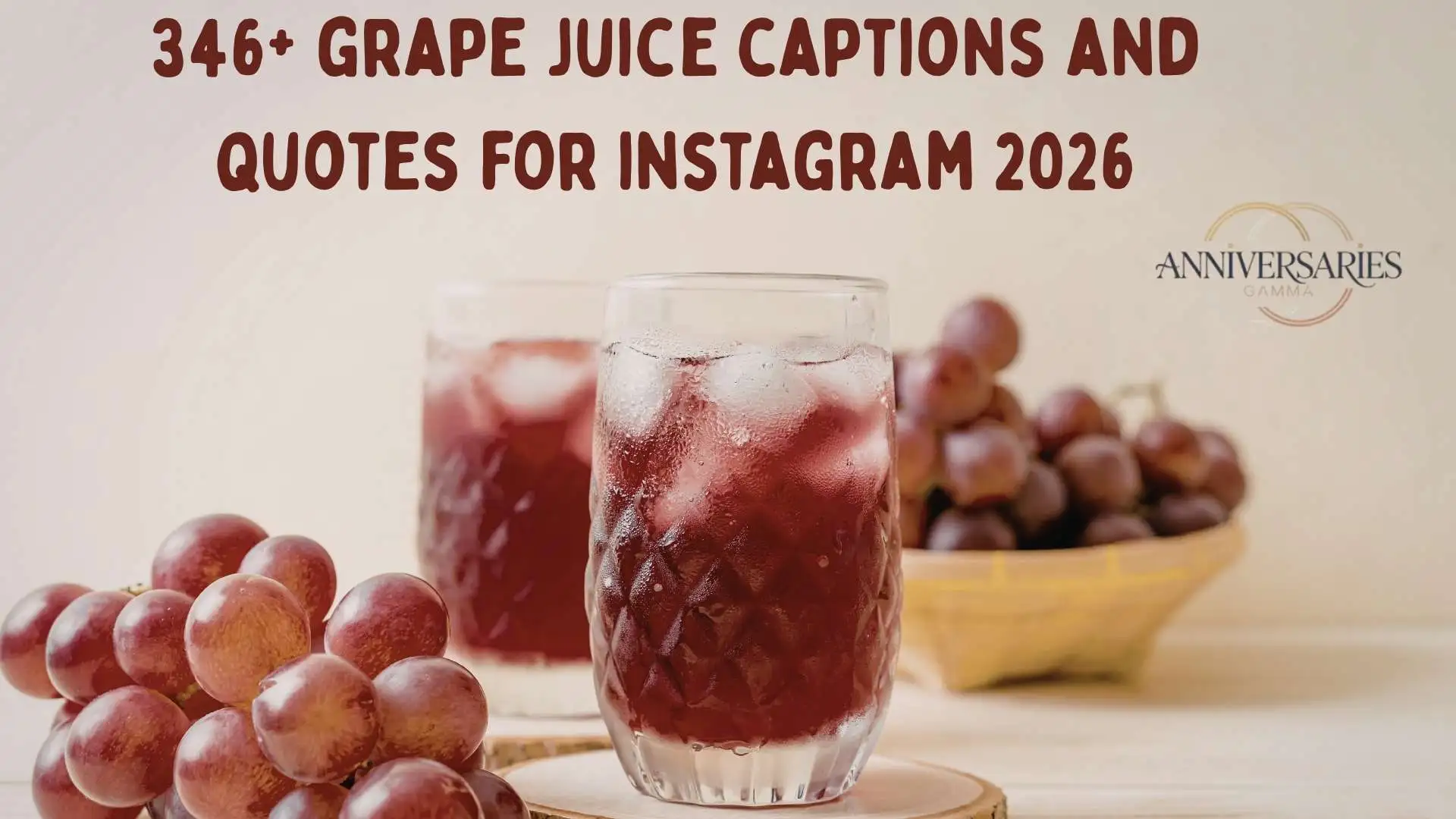 680+ Best Grape Juice Instagram Captions for a Vibrant Purple Feed 2026