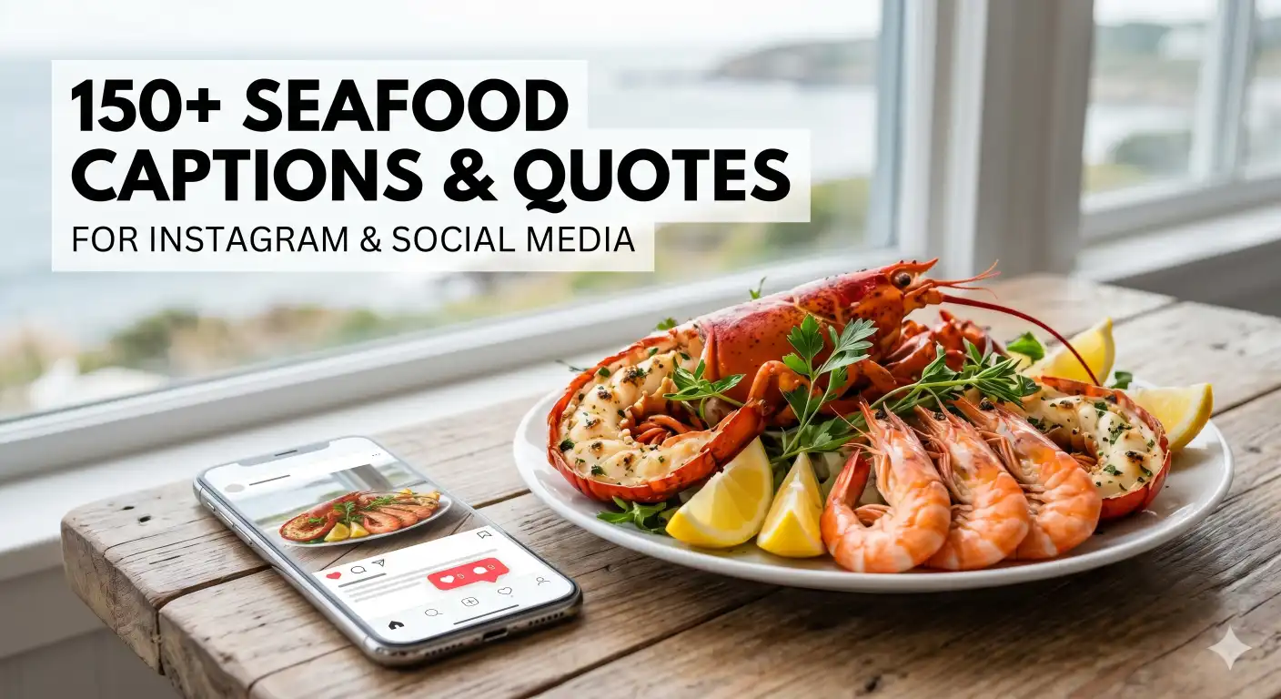 150+ Ultimate Seafood Captions For Your Next Delicious Ocean Feast