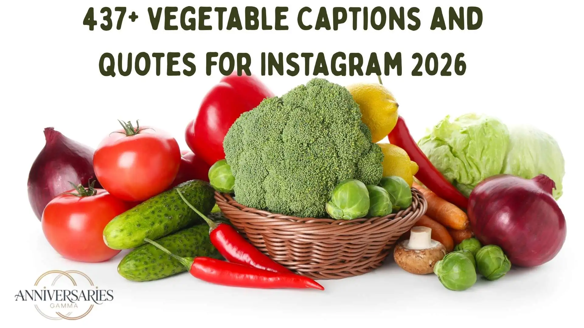 vegetable captions