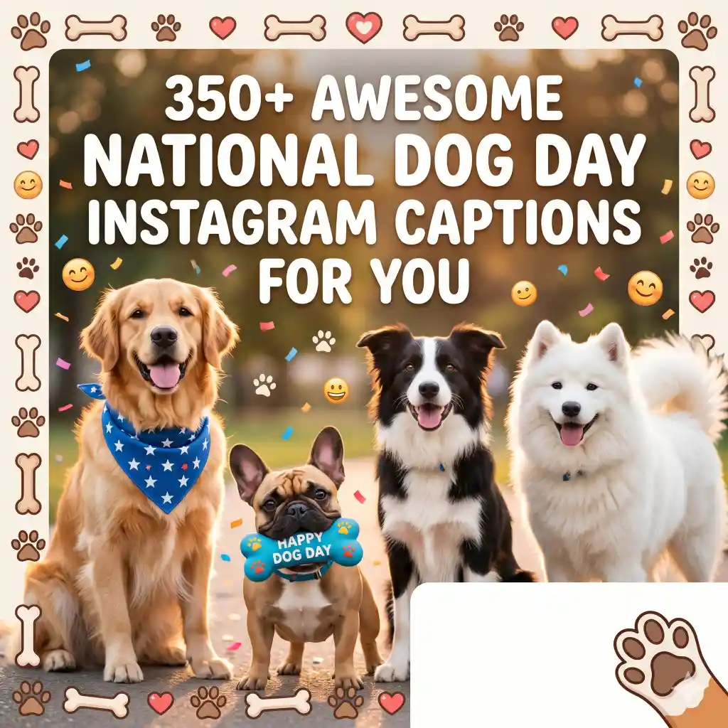 National Dog Day Instagram Captions