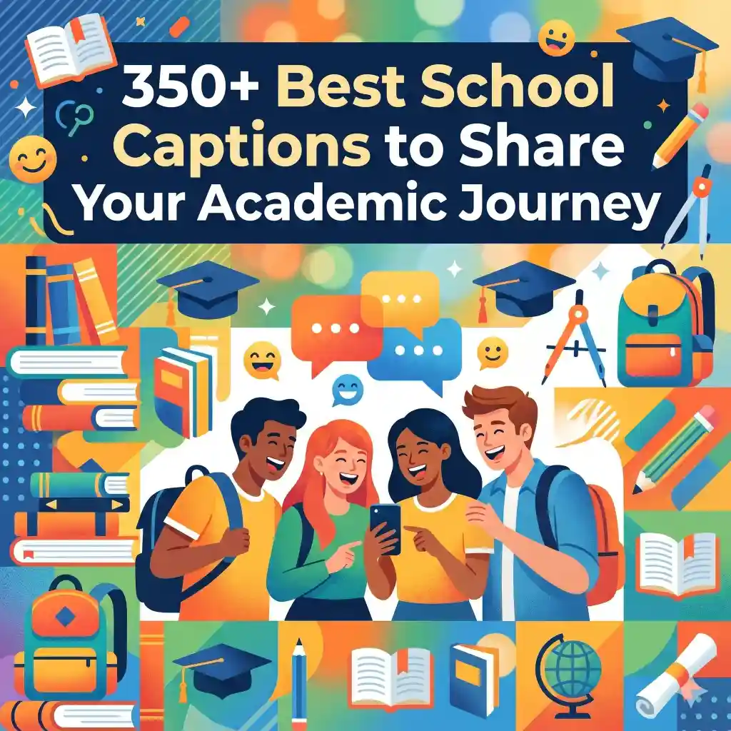 School Captions to Share Your Academic Journey