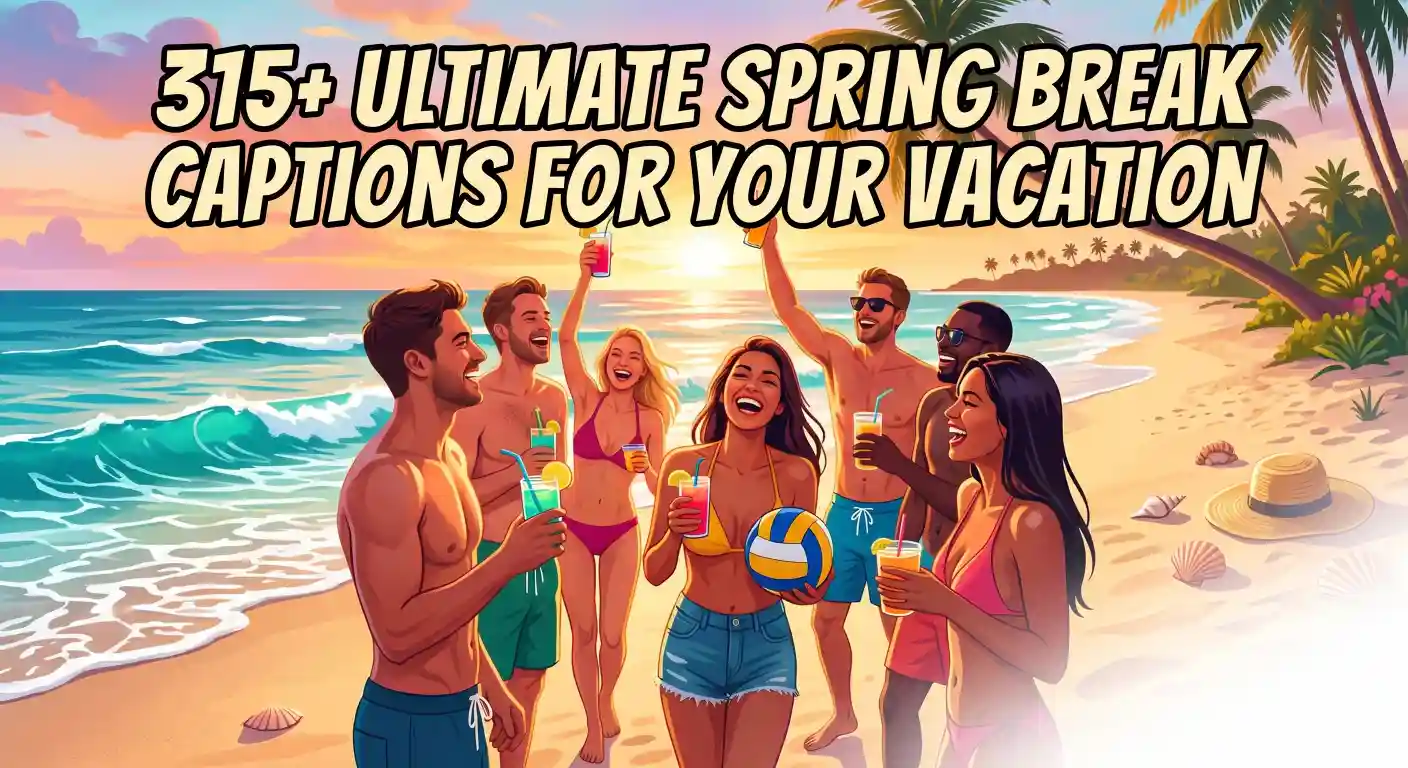 Spring Break Captions